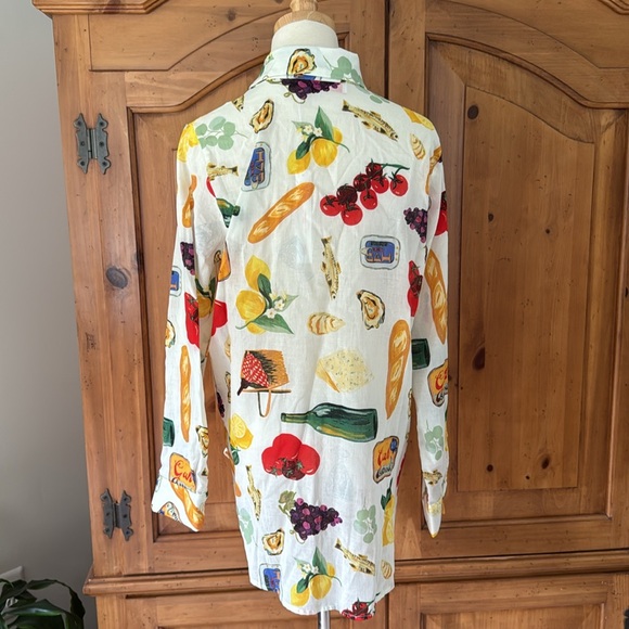 Lisa Says Gah Tessa Italian Summer button down - Picture 4 of 16